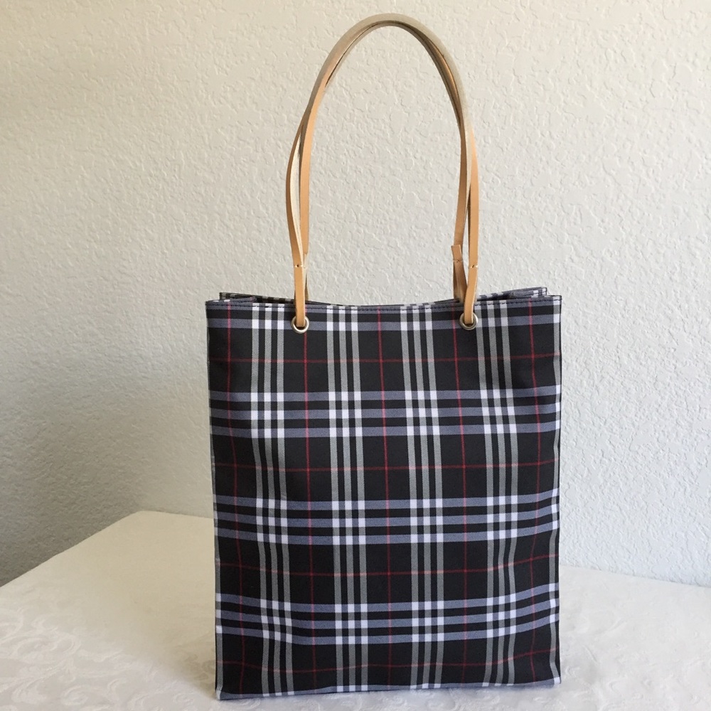 Burberry check nylon tote bag - Picture 2 of 11